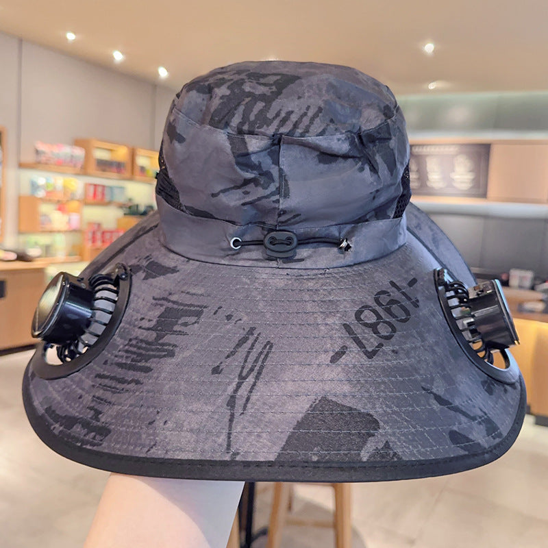 Hat With Solar Powered Fan