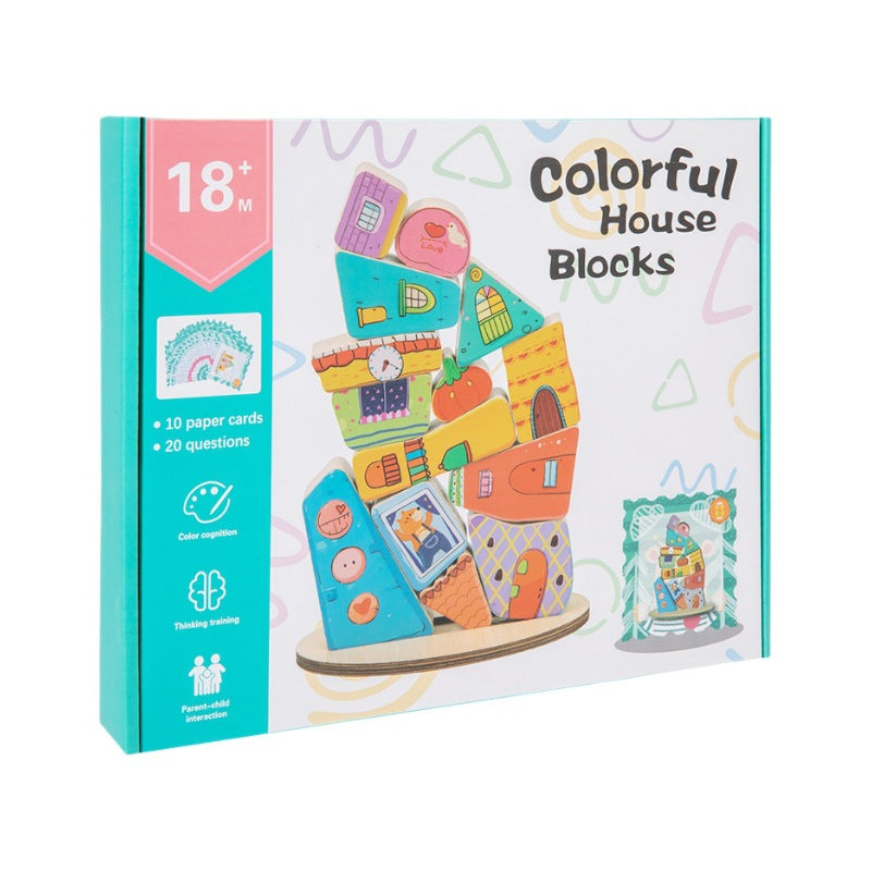 Children's Game - Balanced Stacking Blocks
