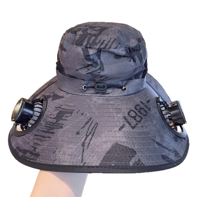 Hat With Solar Powered Fan