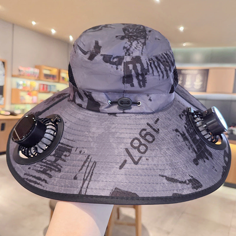 Hat With Solar Powered Fan