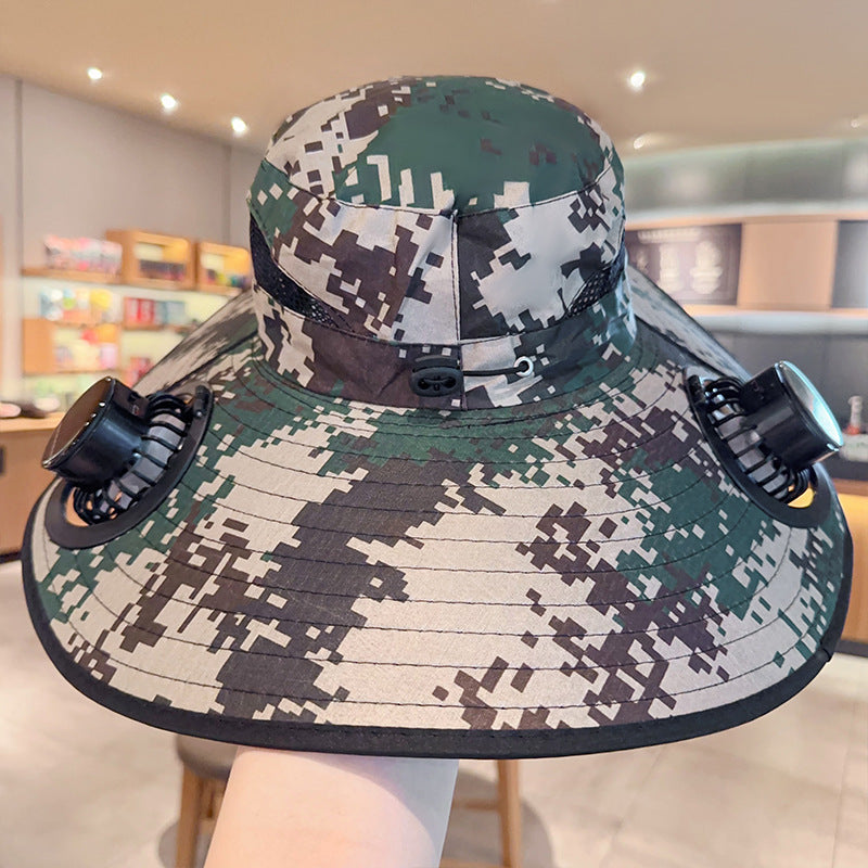 Hat With Solar Powered Fan