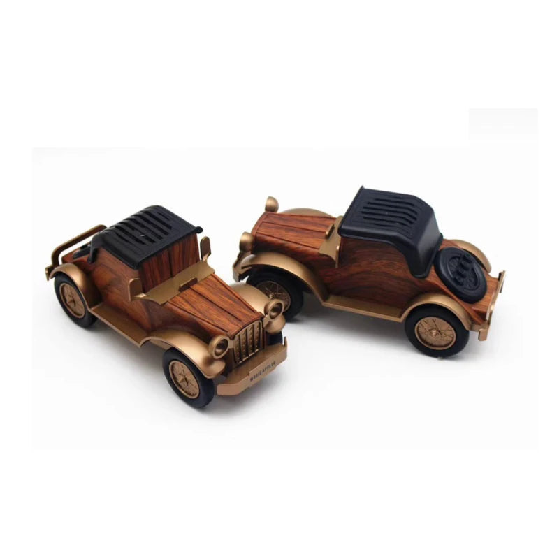 Bluetooth Speaker - Classic Car Shaped (Wooden Colored)